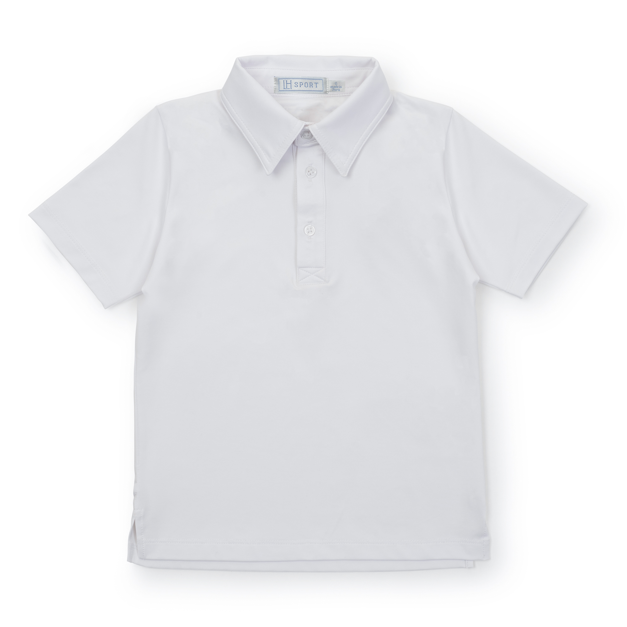 Will Boys' Performance Polo by LH Sport - White