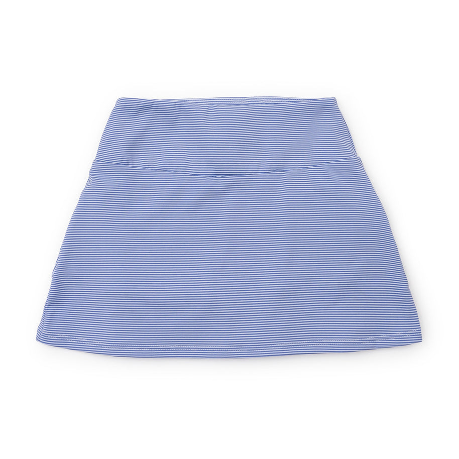 Margot Girls' Performance Skirt by LH Sport - Blue Stripes
