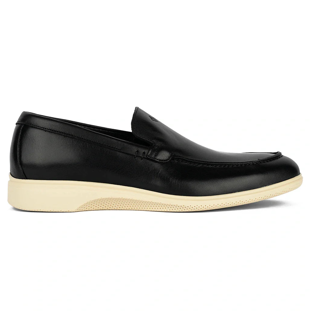 Amberjack The Loafer (Obsidian & Cream)