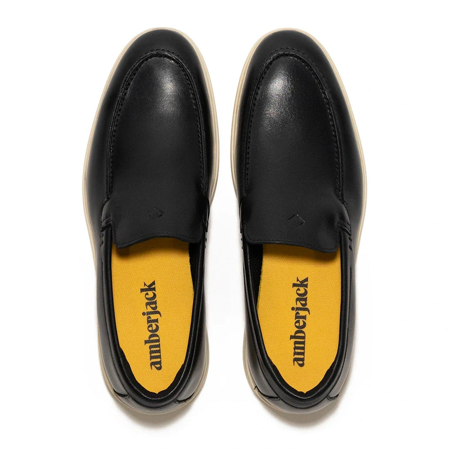 Amberjack The Loafer (Obsidian & Cream)