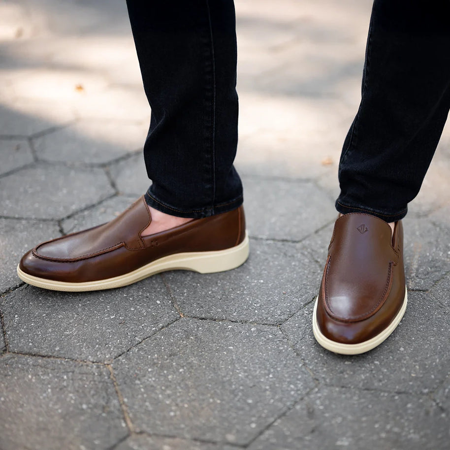 Amberjack The Loafer (Chestnut & Cream)
