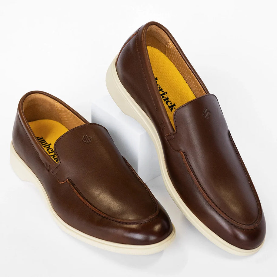 Amberjack The Loafer (Chestnut & Cream)