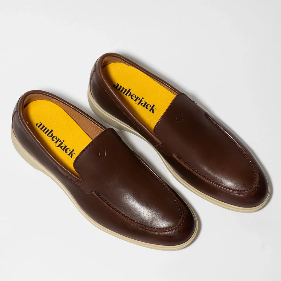 Amberjack The Loafer (Chestnut & Cream)