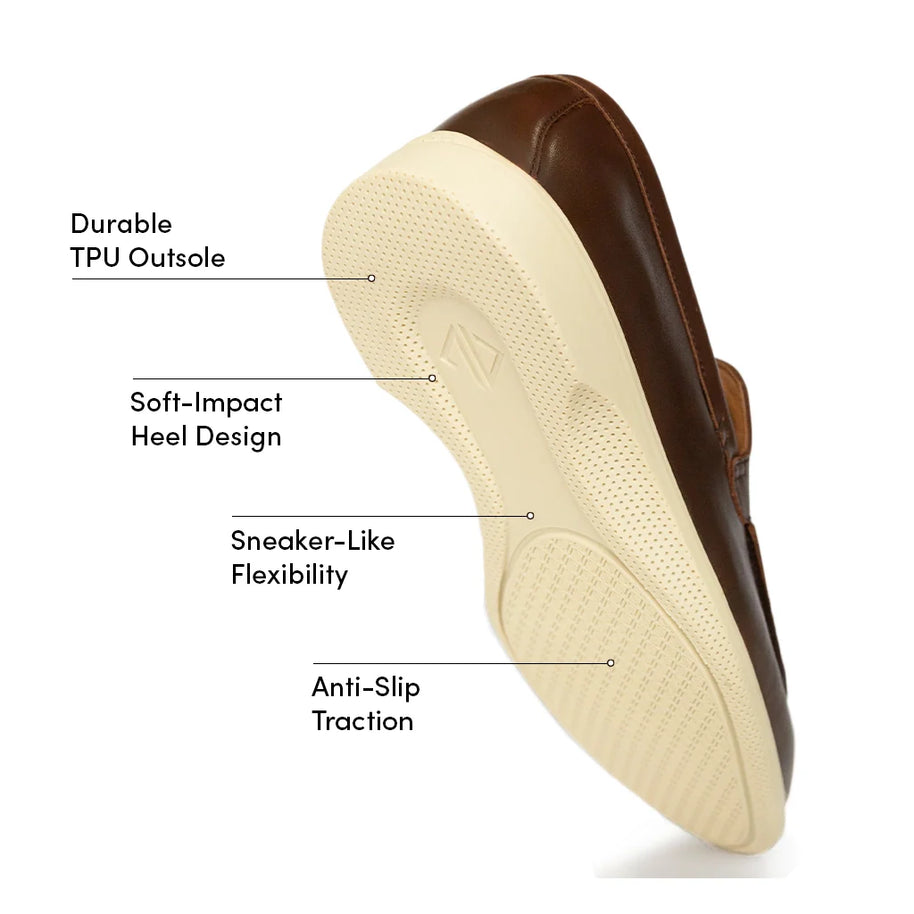 Amberjack The Loafer (Chestnut & Cream)