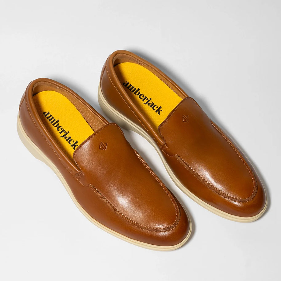 Amberjack The Loafer (Honey & Cream)