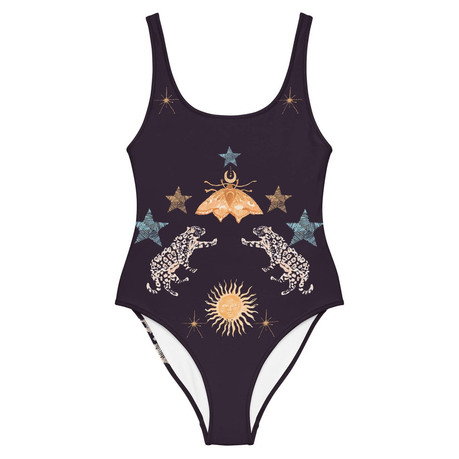 Lyra One Piece Swimsuit In Black Jaguar