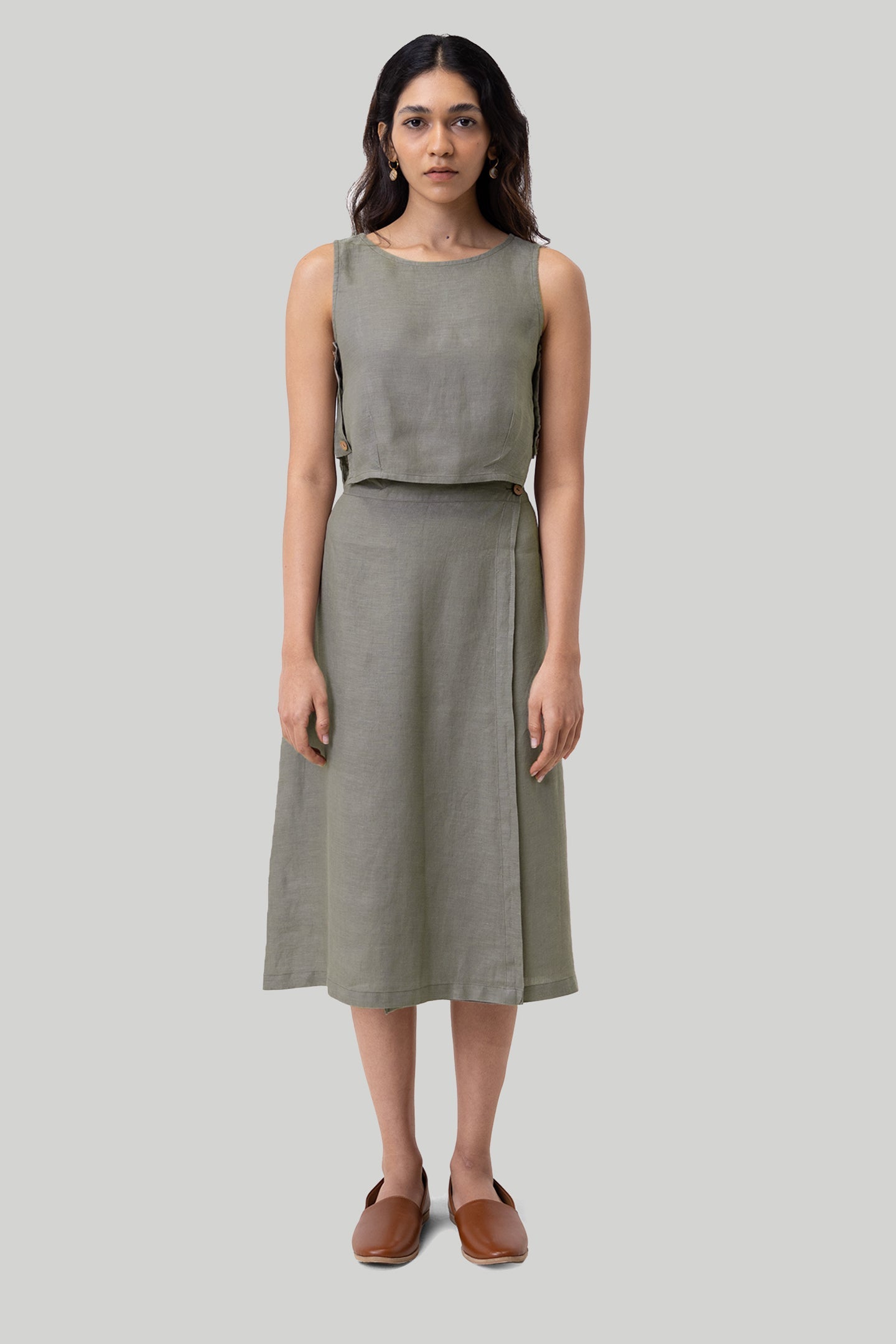 Reistor Breezy Hemp Summer Set in Dark Green
