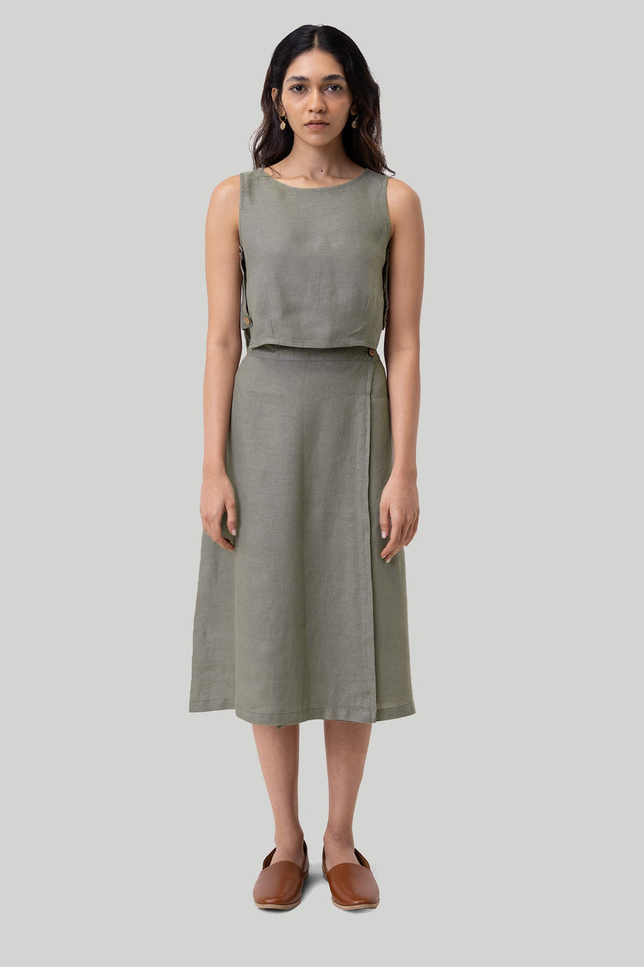 Reistor Breezy Hemp Summer Set in Dark Green