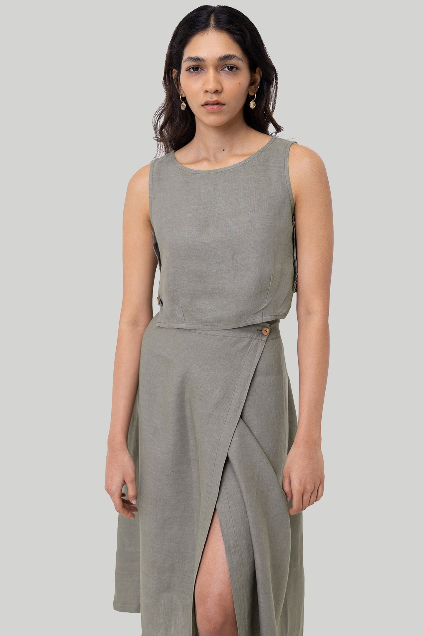 Reistor Breezy Hemp Summer Set in Dark Green