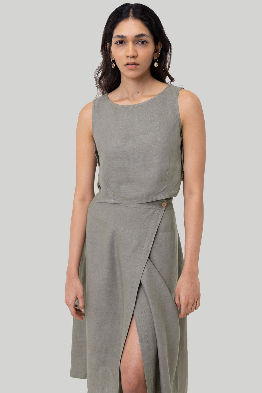 Reistor Breezy Hemp Summer Set in Dark Green