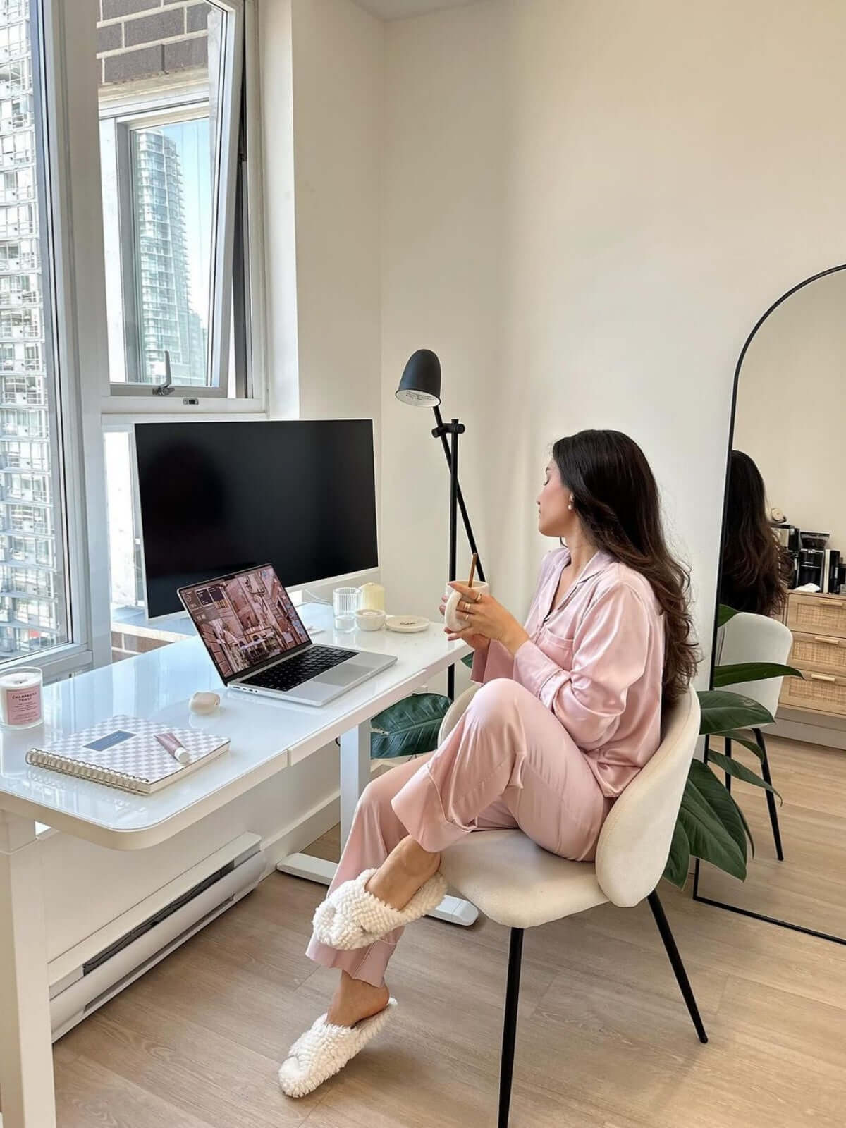 Ulivary Lapel Pajama Set 3 Pcs
