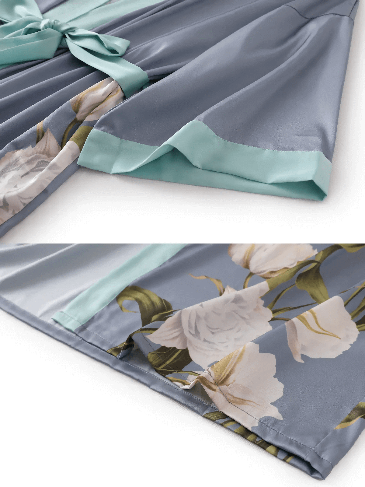 Ulivary Peony Floral Kimono Robe