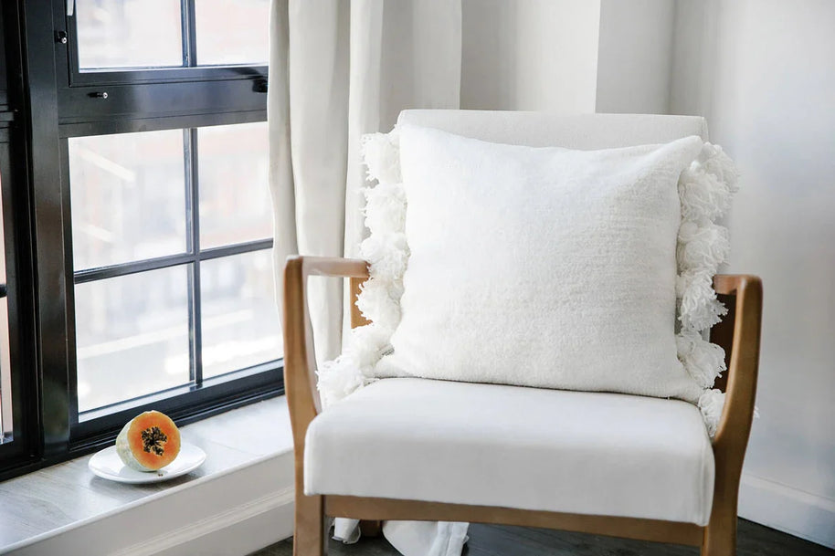 Sunday Citizen Pom Pom Throw Pillow (more Colors)