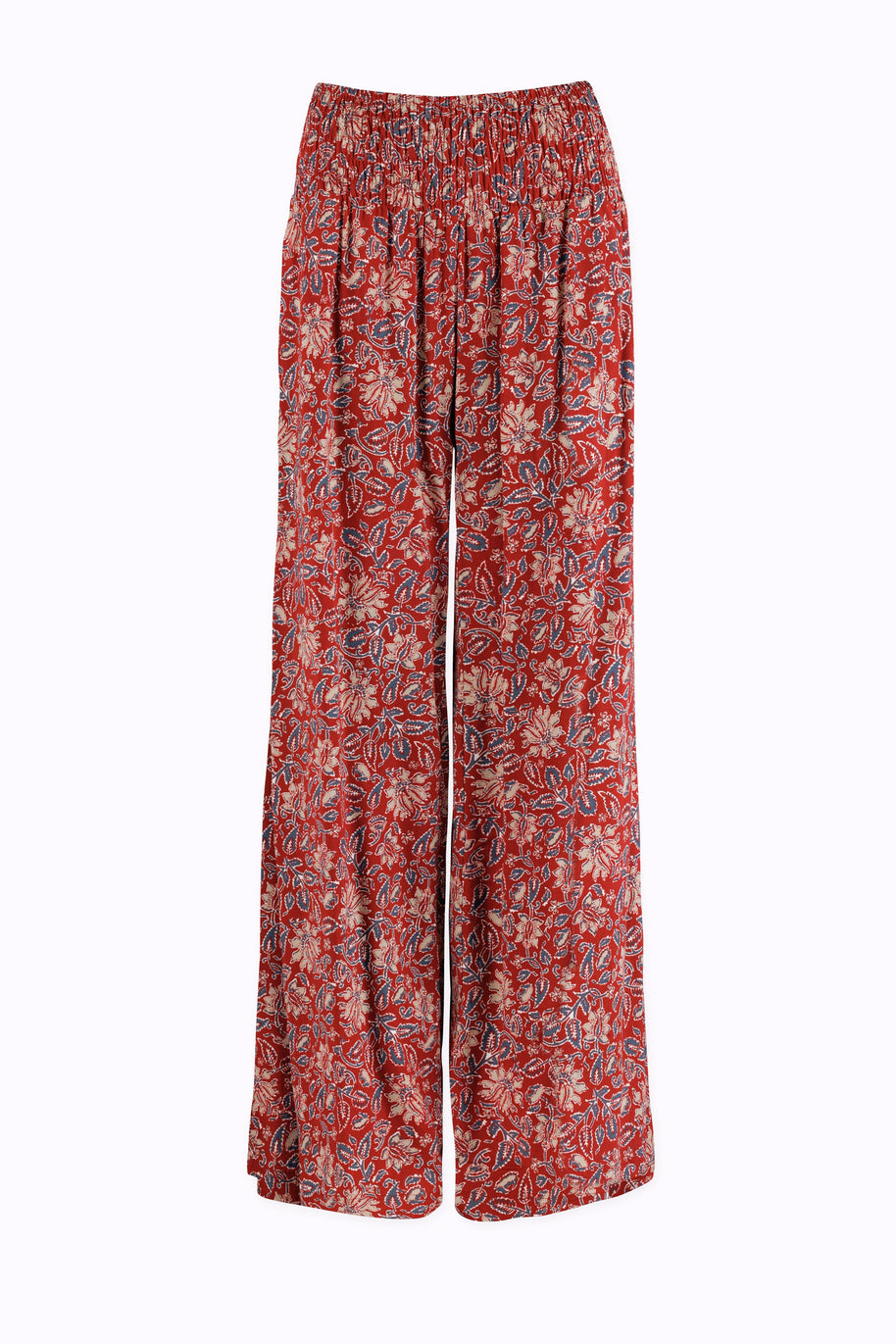 KiraGrace PORTOFINO TRAVEL PANT: RED MOTIF