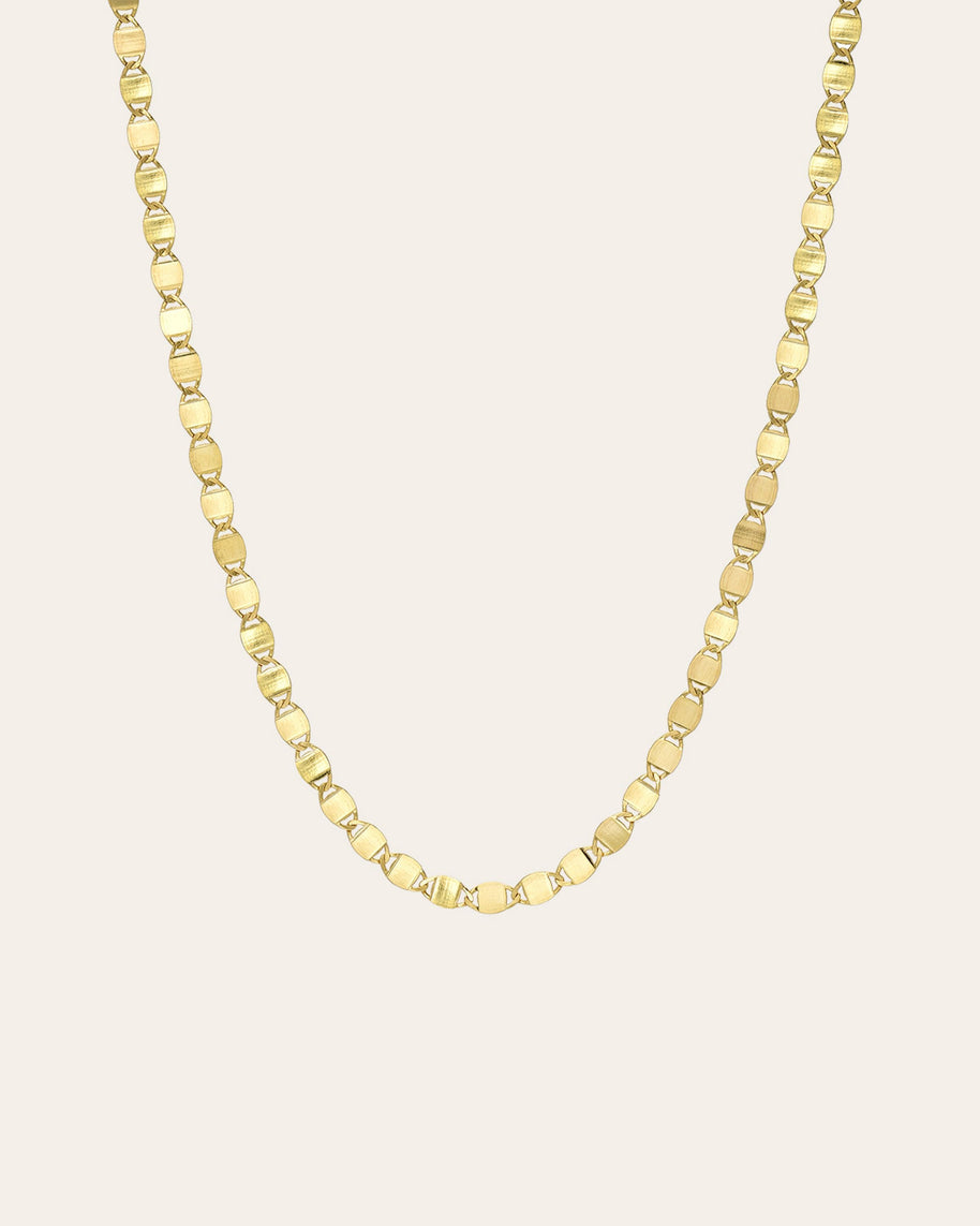 Zoe Lev 14k Gold Mirror Chain Link Necklace
