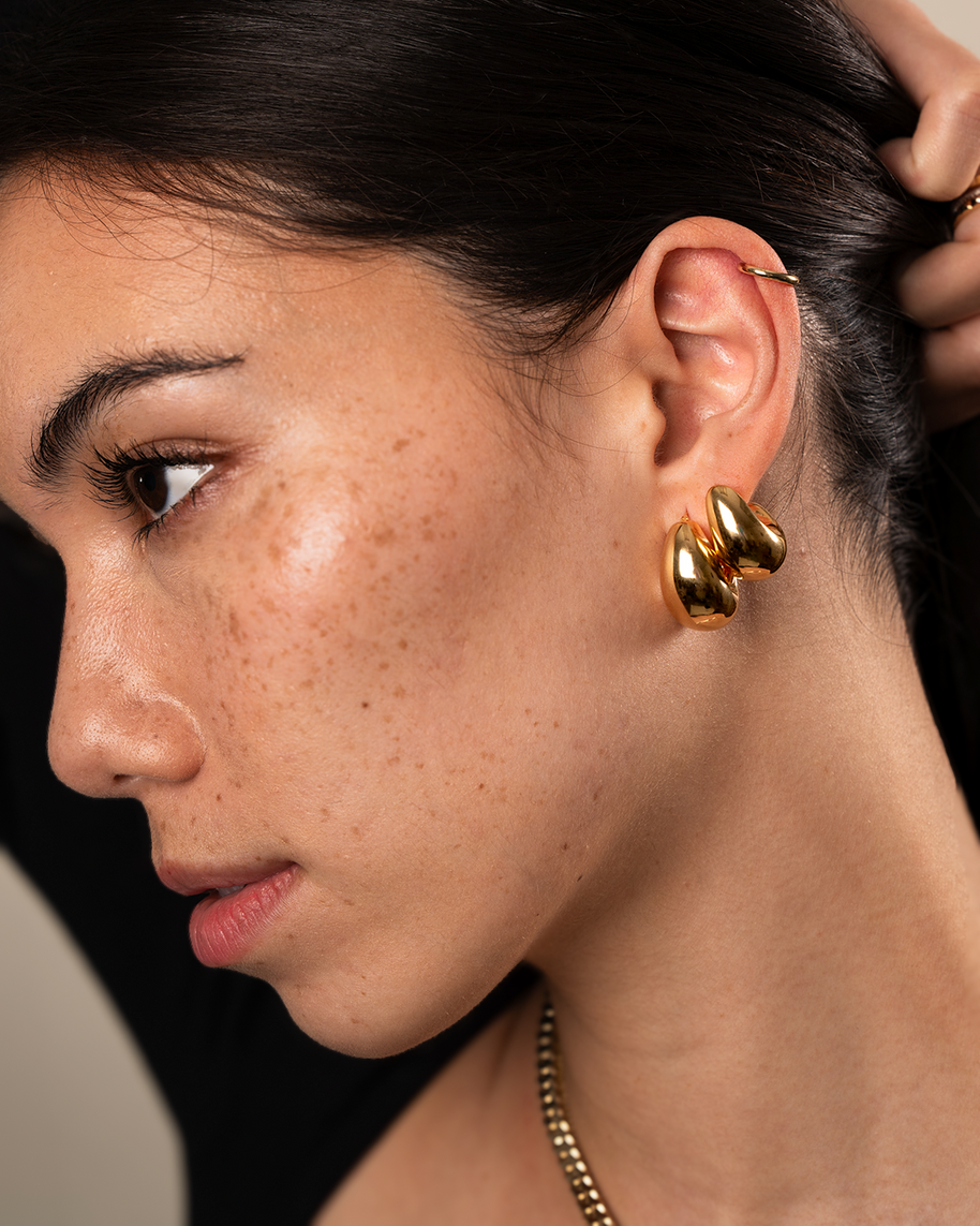 Zoe Lev 14k Gold Small Bubble Hoops