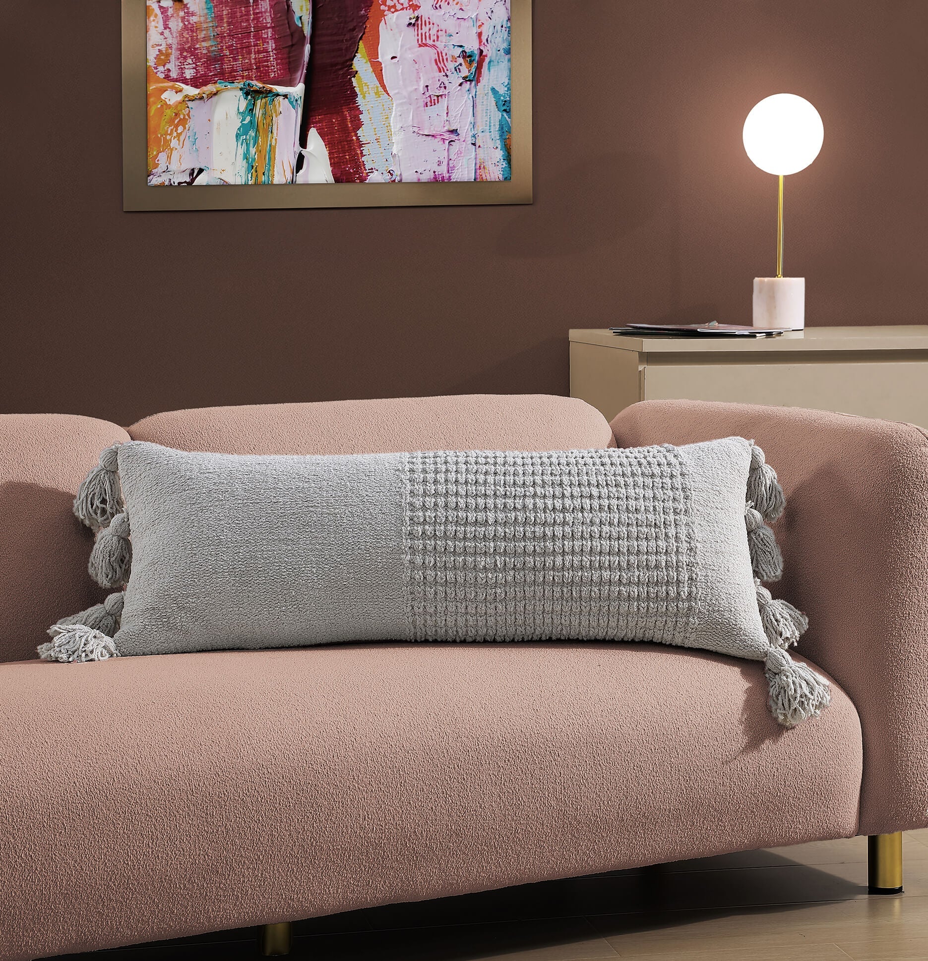 Sunday Citizen Braided Pom Pom Lumbar Pillow (more Colors)