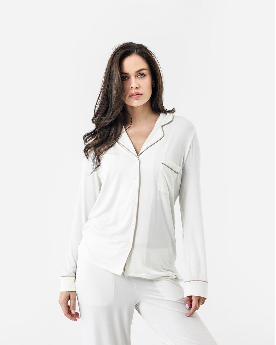 Sunday Citizen Naked Modal Long PJ Set (more colors)