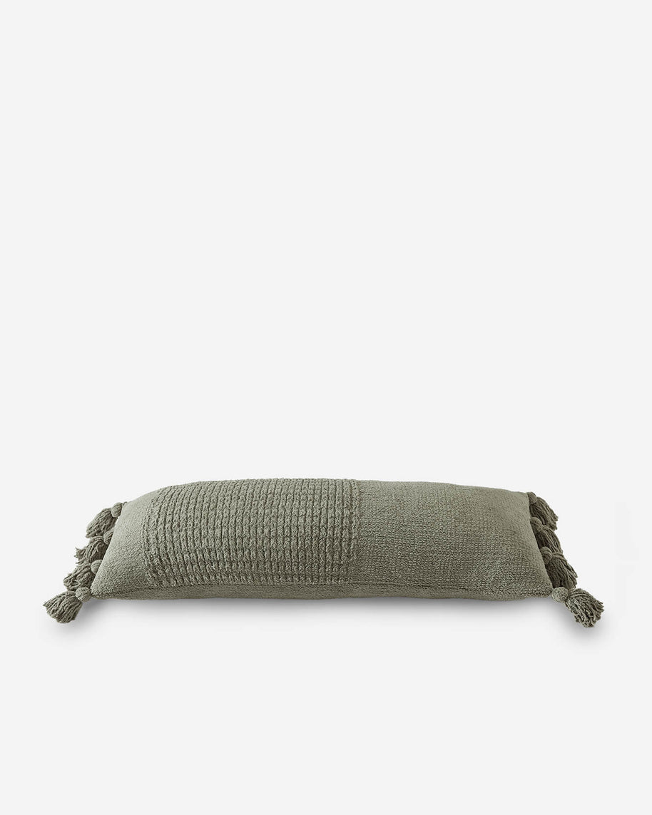 Sunday Citizen Braided Pom Pom Lumbar Pillow (more Colors)
