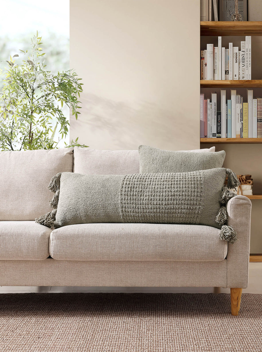Sunday Citizen Braided Pom Pom Lumbar Pillow (more Colors)