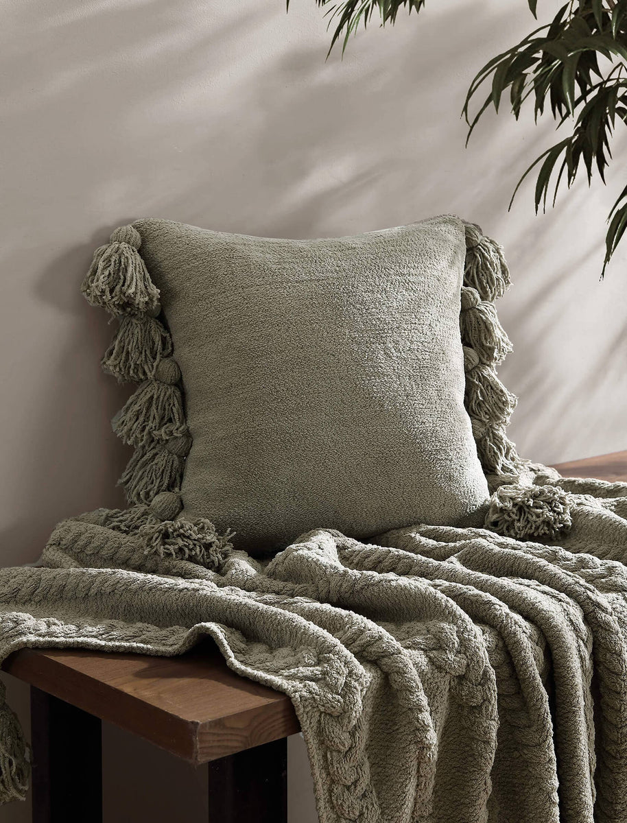Sunday Citizen Pom Pom Throw Pillow (more Colors)