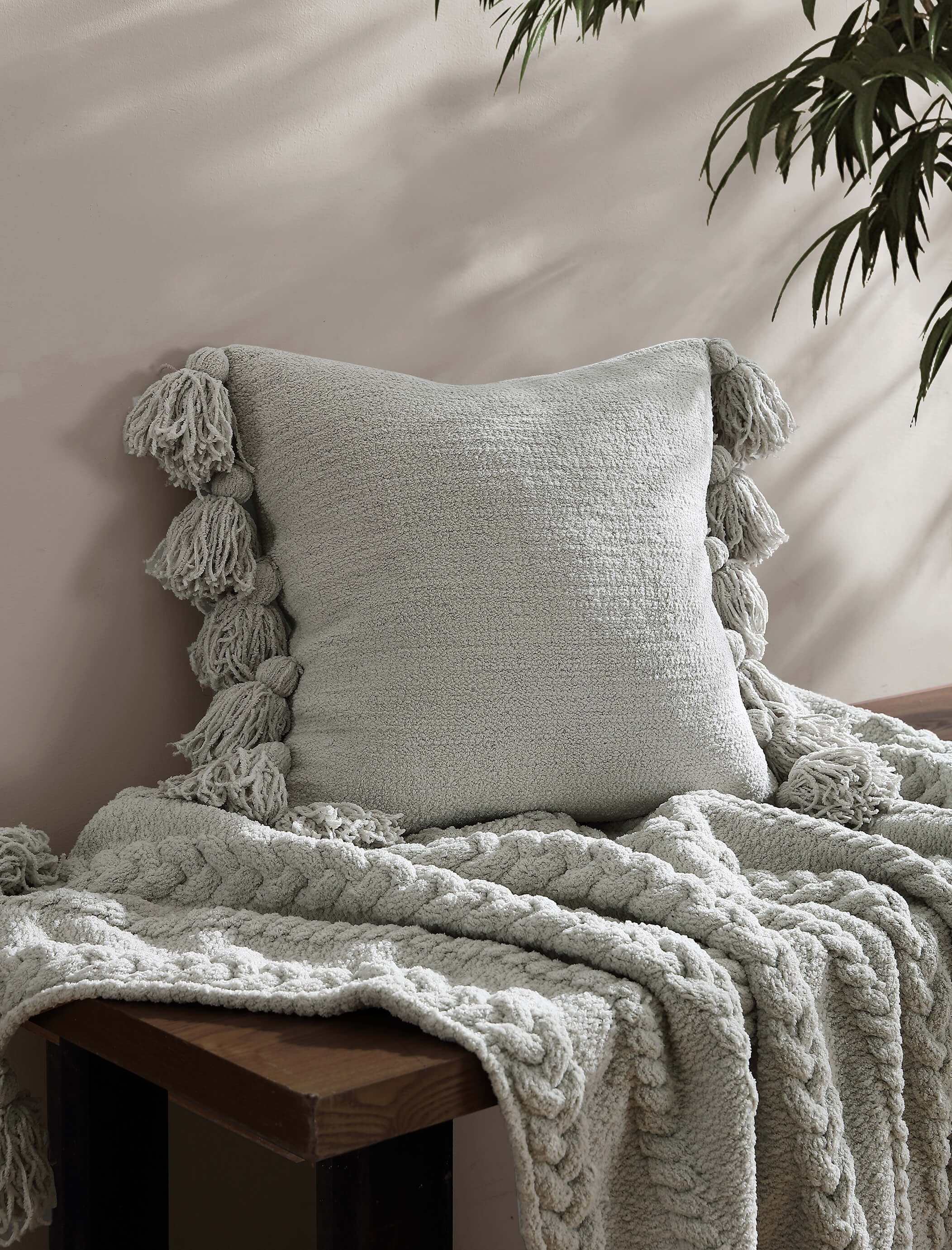Sunday Citizen Pom Pom Throw Pillow (more Colors)
