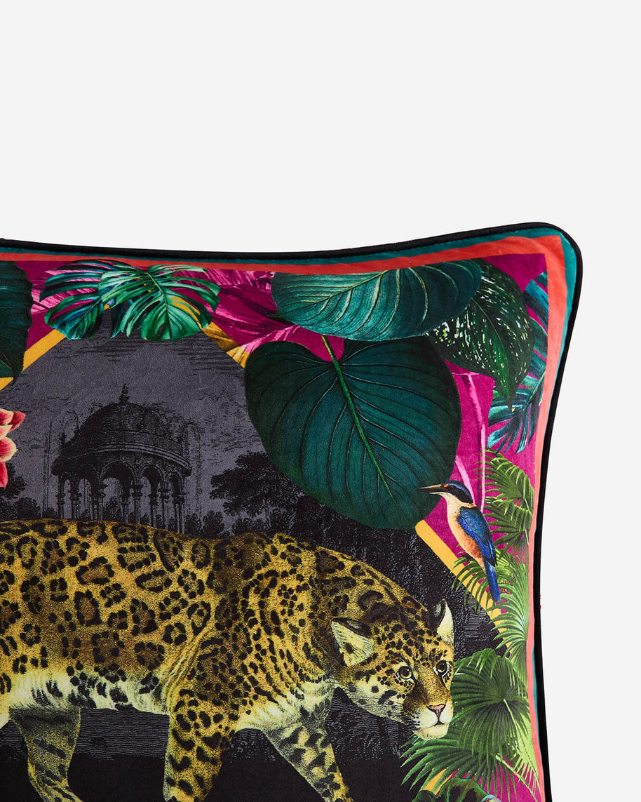 Sunday Citizen Vintage Leopard Throw Pillow