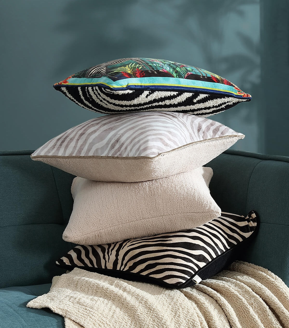 Sunday Citizen Zebra Throw Pillow (more Colors)