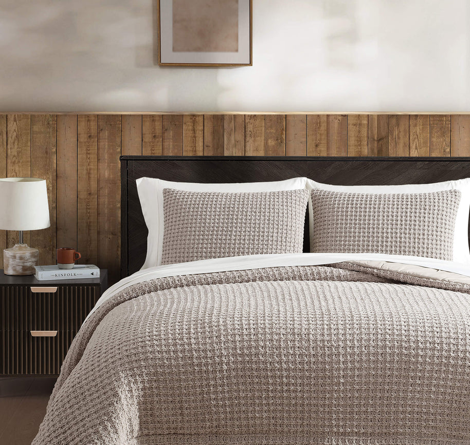 Sunday Citizen Snug Waffle + Bamboo Sham Set (more Colors)