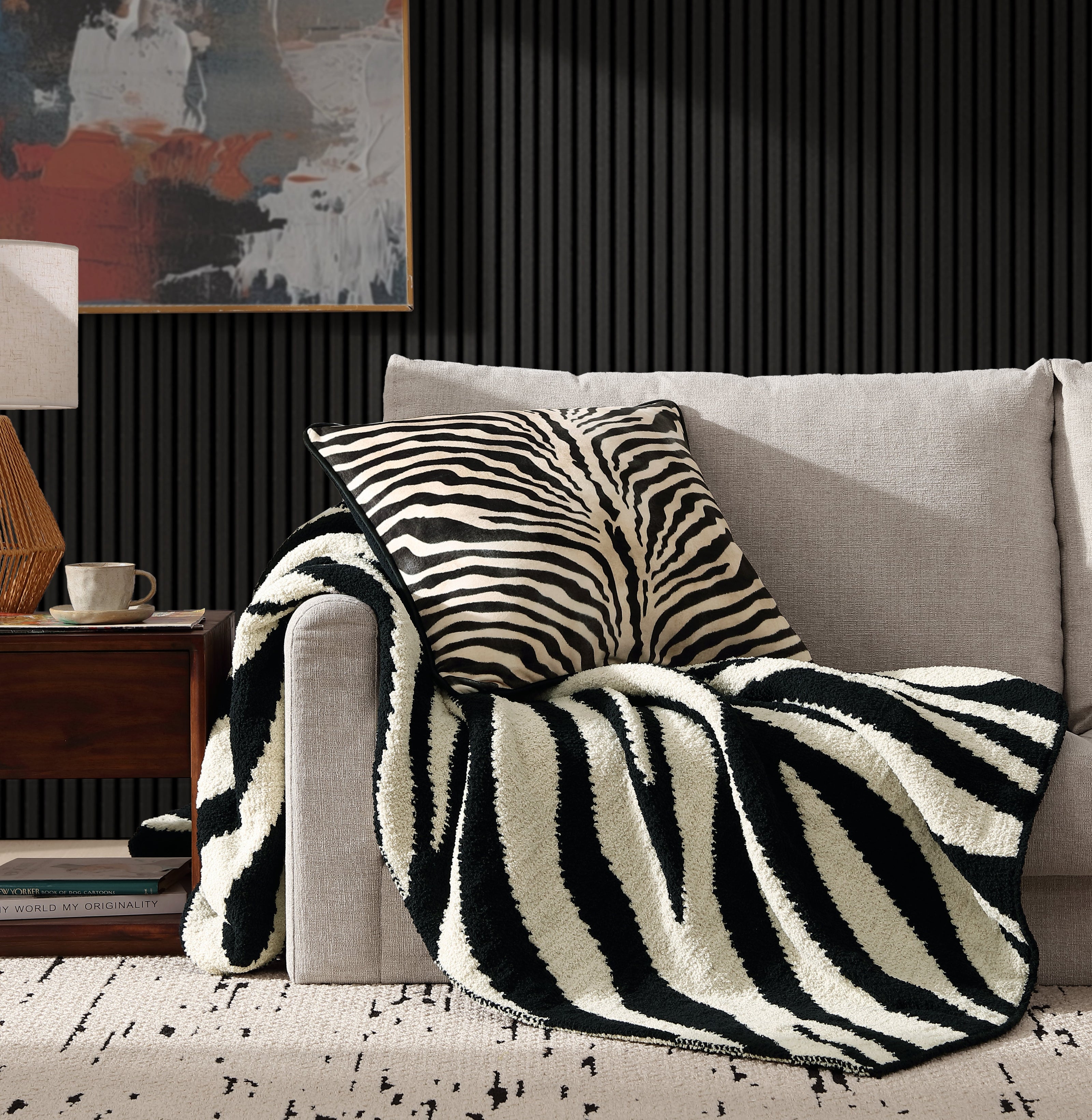 Sunday Citizen Zebra Throw Pillow (more Colors)