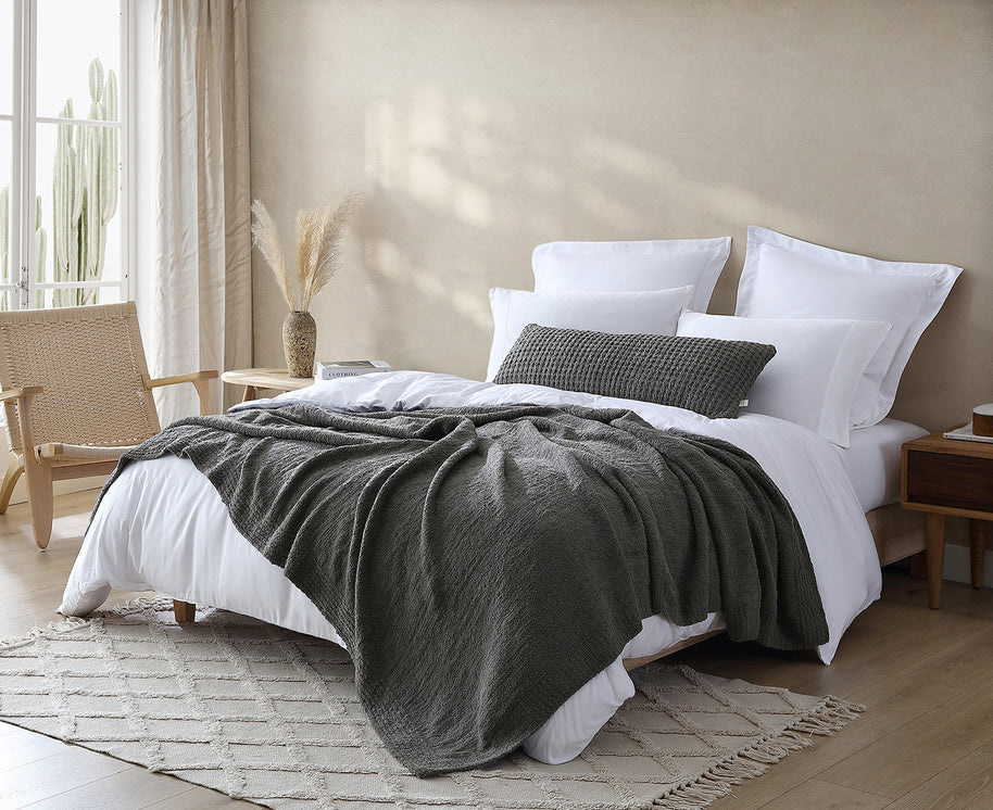 Sunday Citizen Snug Waffle Lumbar Pillow (more Colors)