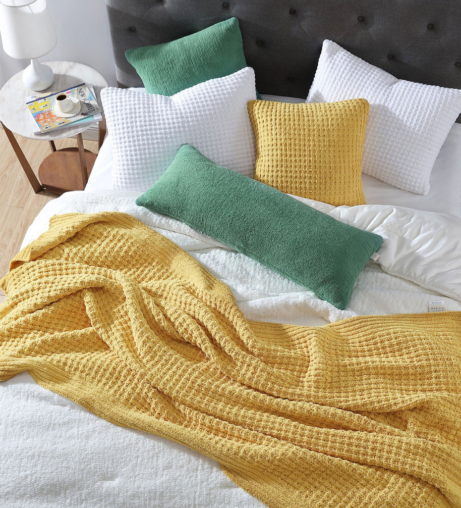 Sunday Citizen Snug Waffle + Bamboo Sham Set (more Colors)