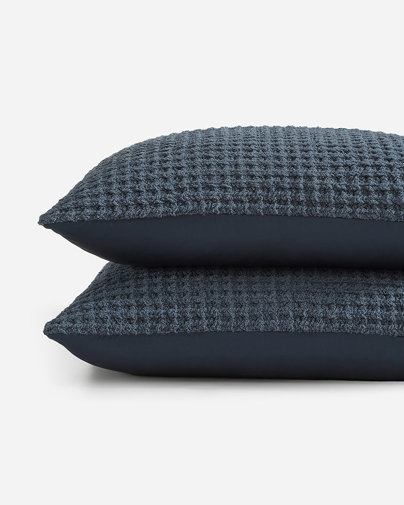 Sunday Citizen Snug Waffle + Bamboo Sham Set (more Colors)