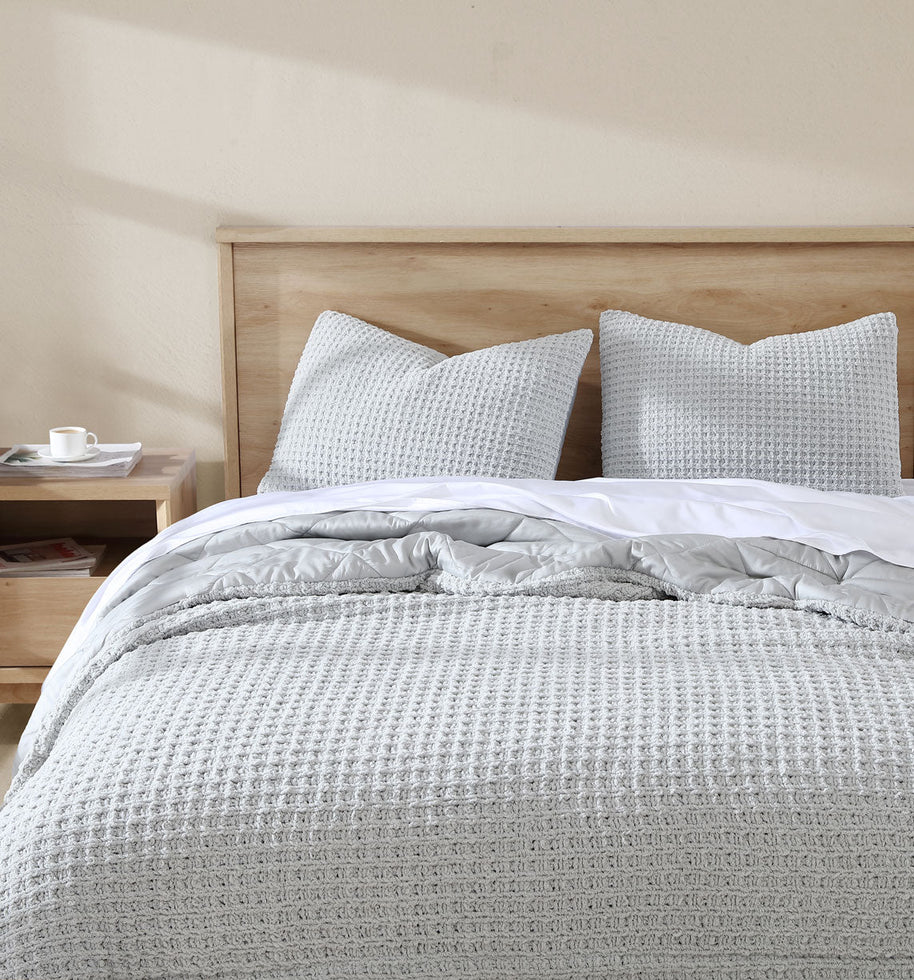 Sunday Citizen Snug Waffle + Bamboo Sham Set (more Colors)