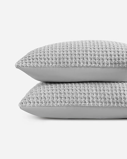 Sunday Citizen Snug Waffle + Bamboo Sham Set (more Colors)