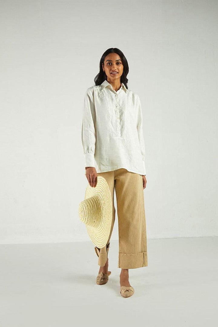 Summer Shirt In Off-white