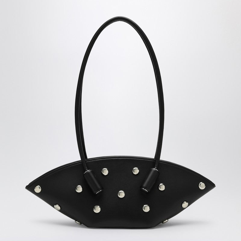THEMOIRè Black Olimpia Medium Shoulder Bag