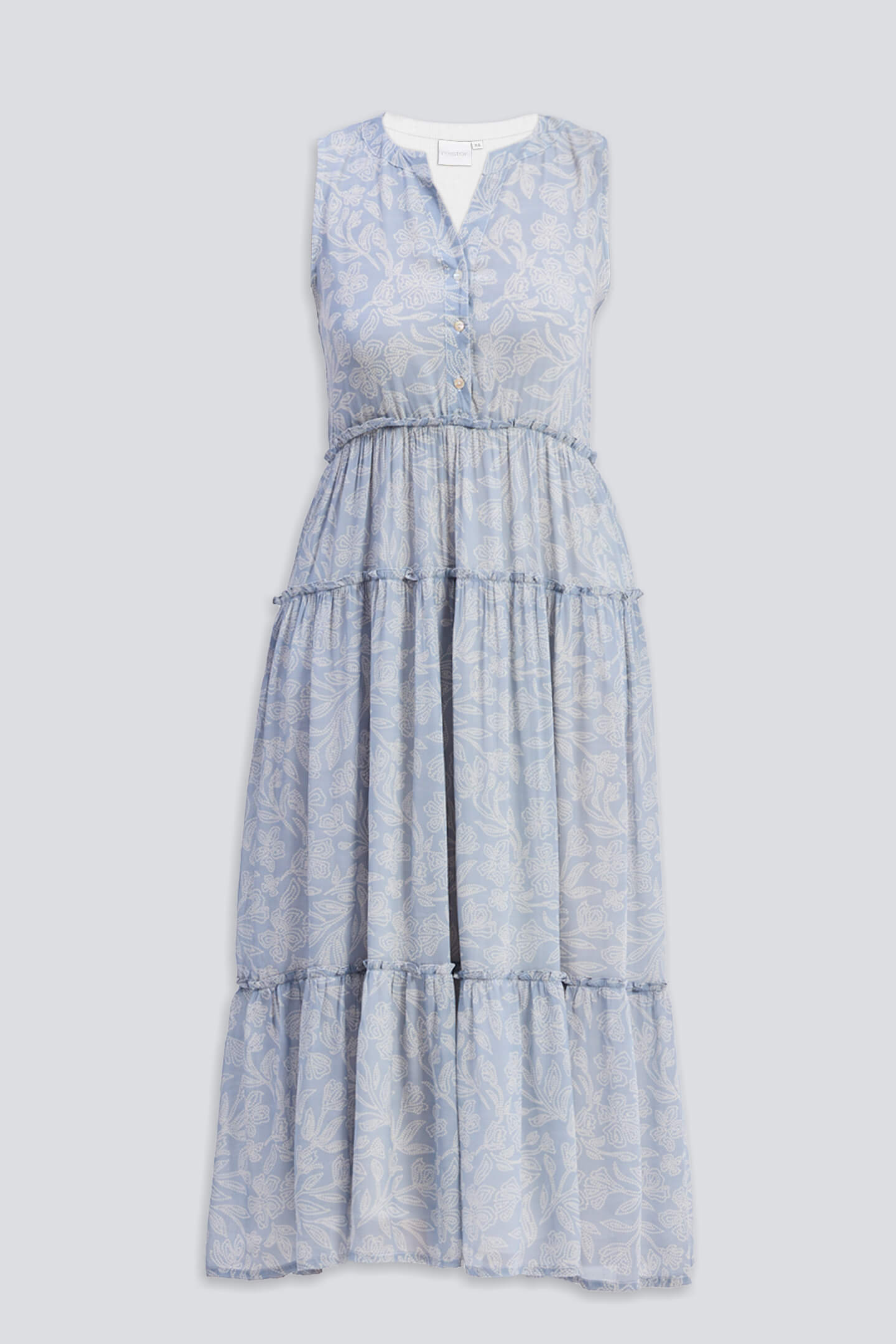 Reistor The Perfect Resort Floral Maxi in Periwinkle Blue
