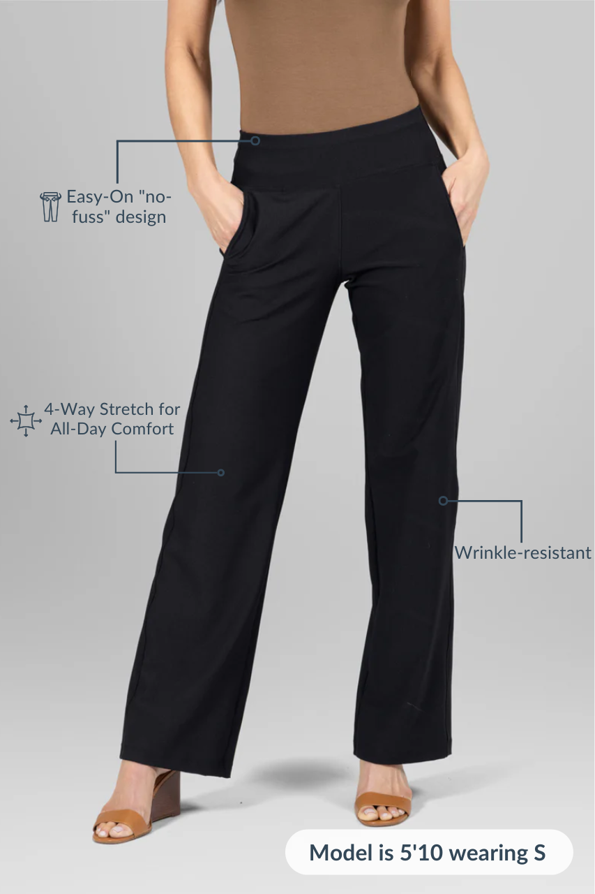 KiraGrace TRAVELER PANT: BLACK