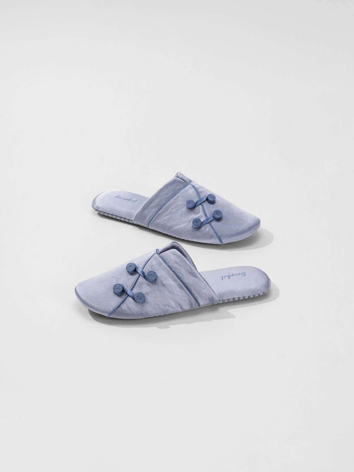 Ulivary Qipao Collar Buckle Asian Style Slippers
