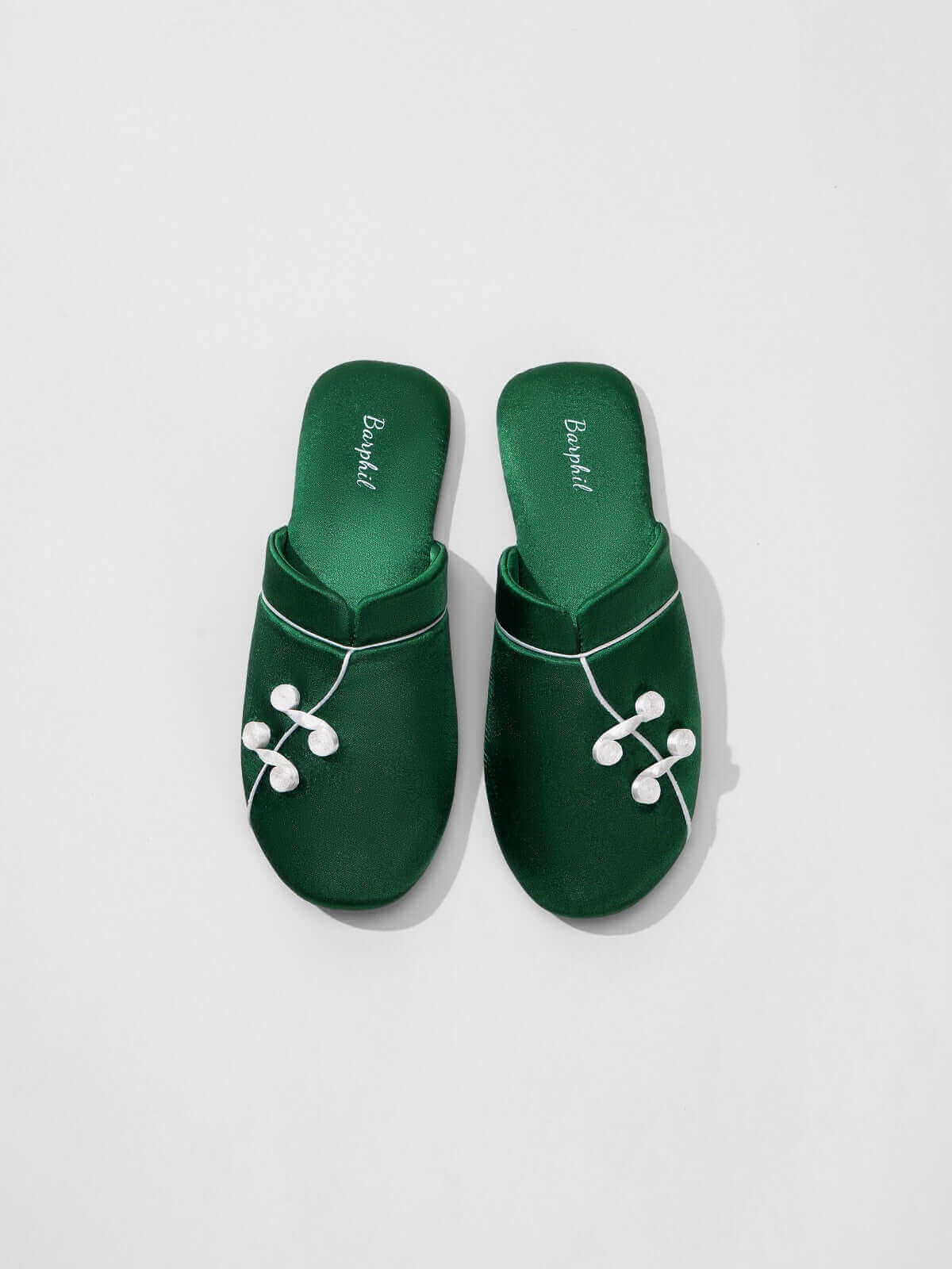 Ulivary Qipao Collar Buckle Asian Style Slippers