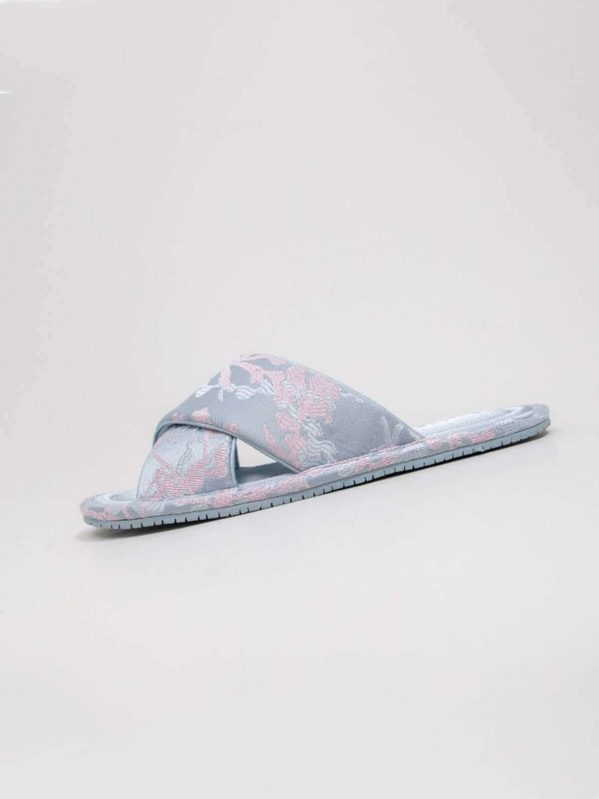 Ulivary Classic Cross-Strap Embroidery Slippers (more colors)