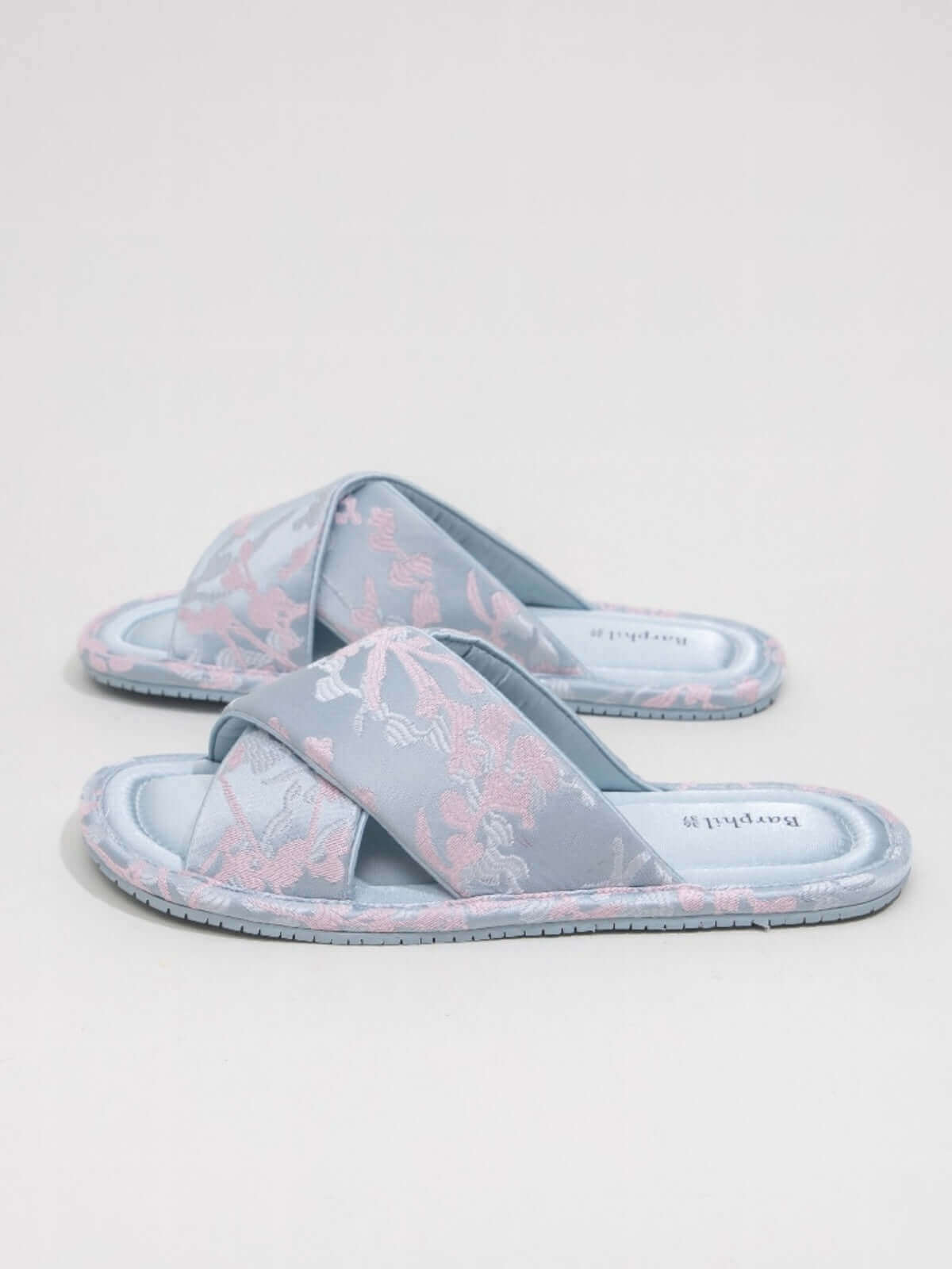 Ulivary Classic Cross-Strap Embroidery Slippers (more colors)