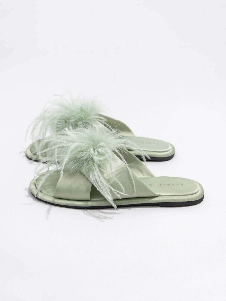 Ulivary Luxe Feather Slippers (more colors)