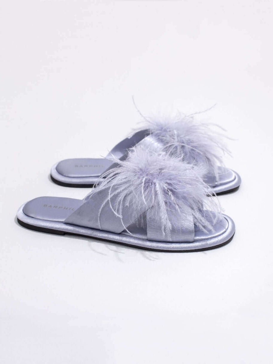 Ulivary Luxe Feather Slippers (more colors)