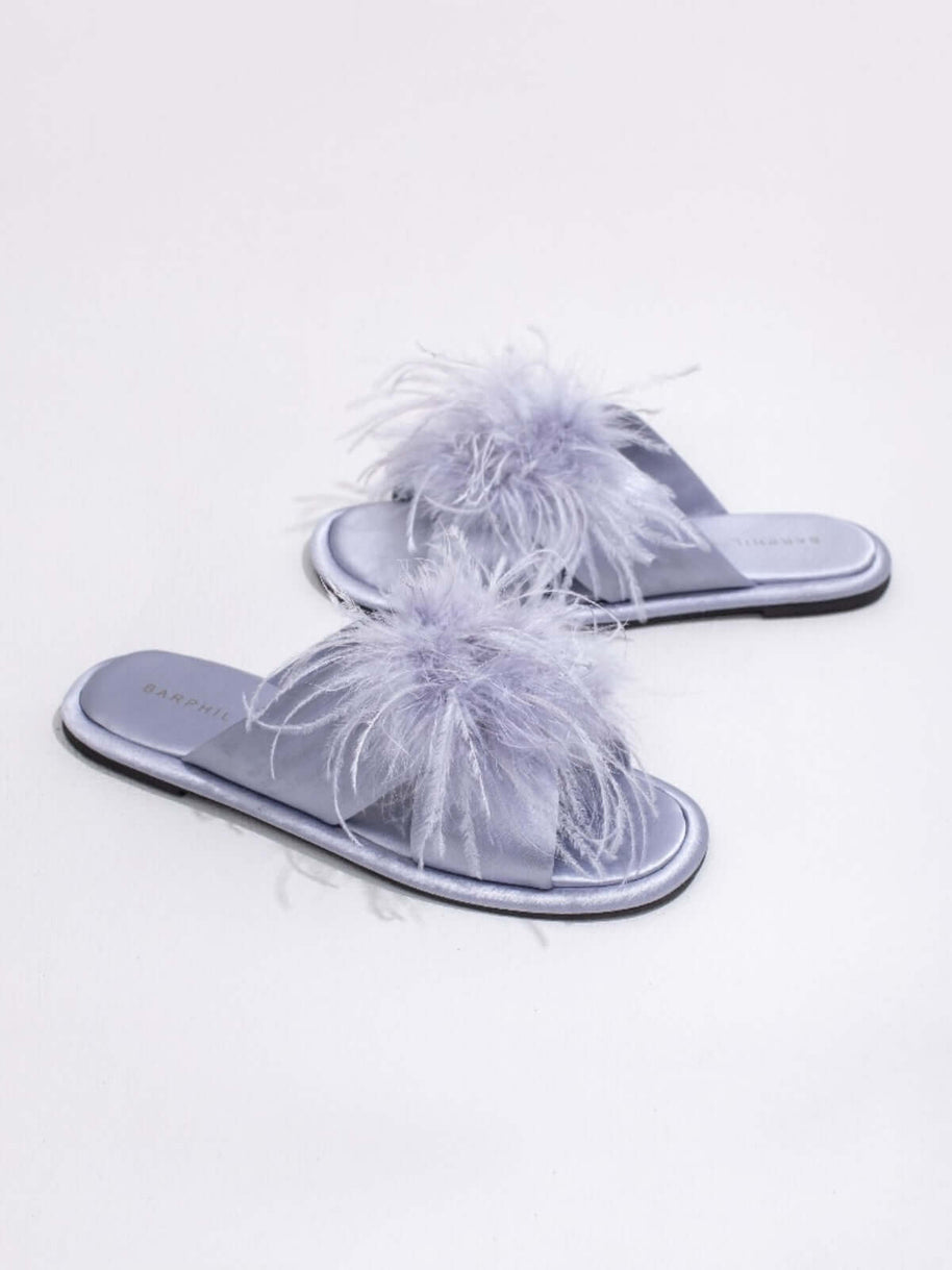 Ulivary Luxe Feather Slippers (more colors)