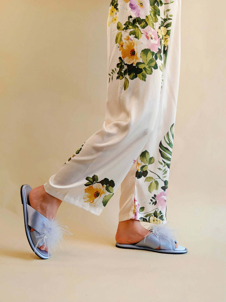 Ulivary Luxe Feather Slippers (more colors)