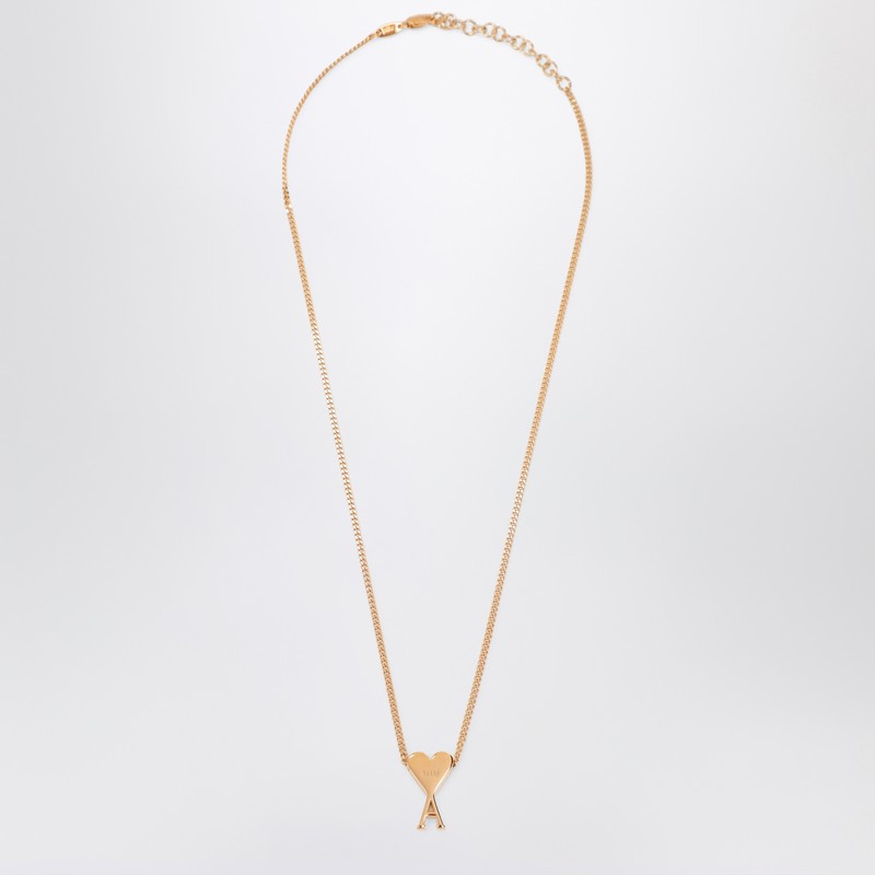 Ami Paris Gold Ami De Coeur Necklace