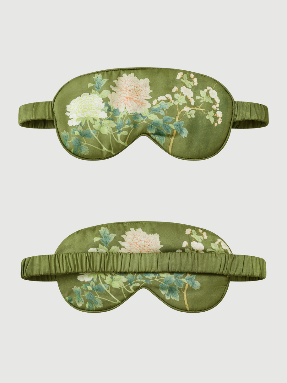 Ulivary Floral Olive Kimono Robe