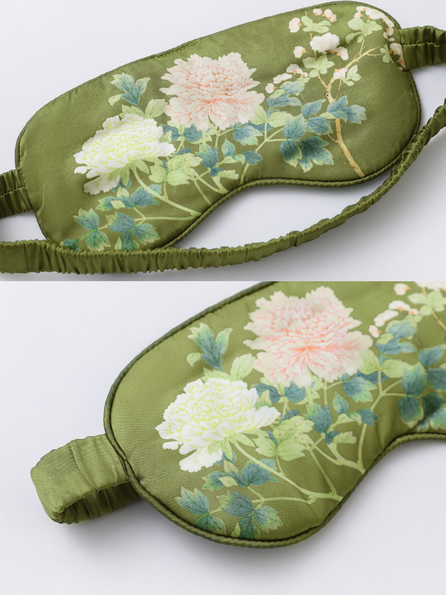 Ulivary Floral Olive Kimono Robe